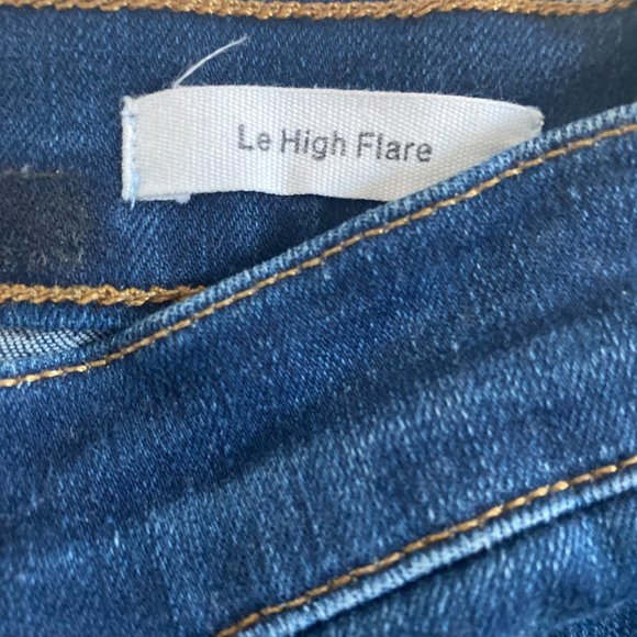 Frame Denim Dark Blue Flare Jeans - Picture 3 of 4